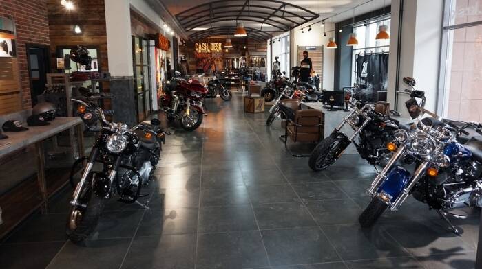 Проект салона Harley-Davidson при участии Cosmorelax