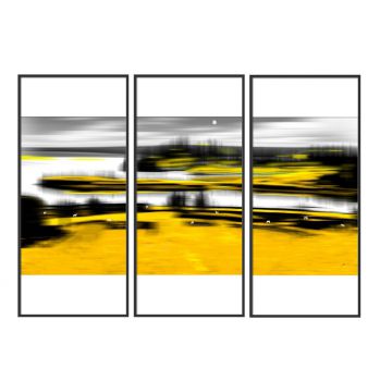 Постер Triptych: Golden Shores 40,4х90,4