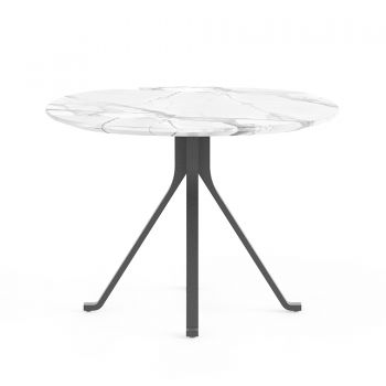 Кофейный стол Blink с каменной столешницей диаметр 60